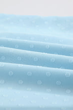 Load image into Gallery viewer, Green Tiered Sleeve Frilled Neck Dotted Top
