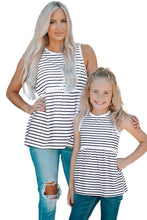 Load image into Gallery viewer, Black Striped Tank Top
