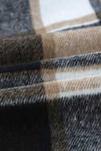 Load image into Gallery viewer, Rose Plaid Print Buttoned Shirt Jacket
