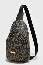 Load image into Gallery viewer, Leopard Print PU Sling Bag
