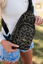 Load image into Gallery viewer, Leopard Print PU Sling Bag
