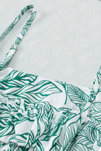 Load image into Gallery viewer, Green Boho Floral Sleeveless Wide Leg Pocket Pants Set
