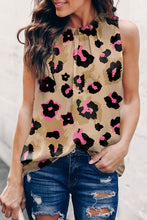 Load image into Gallery viewer, Leopard Pocket Short Sleeve Drawstring Lounge Set
