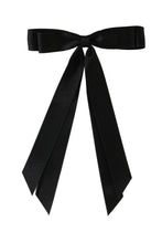 Load image into Gallery viewer, Black Double Bow Knot Alligator Hair Clip
