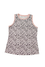 Load image into Gallery viewer, Leopard Print Round Neck Tank Top
