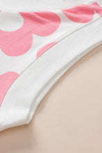 Load image into Gallery viewer, Pink Cute Flower Knitted V Neck Tank Top
