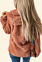 Load image into Gallery viewer, Pink Sherpa Zip Hooded Teddy Jacket
