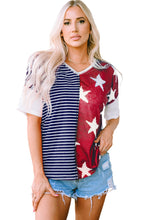Load image into Gallery viewer, Red American Flag Stars and Stripes Tank Top
