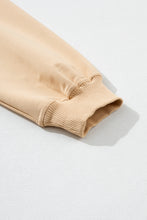 Load image into Gallery viewer, Pale Khaki Sweatshirt Poplin Mini Dress
