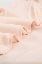 Load image into Gallery viewer, Apricot Flutter Sleeves Sheer Textured Babydoll Top
