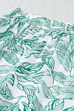 Load image into Gallery viewer, Green Boho Floral Sleeveless Wide Leg Pocket Pants Set
