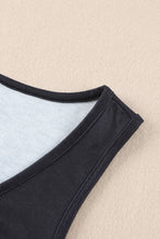 Load image into Gallery viewer, Black Gradient Leopard Pattern Sleeveless Drawstring Lounge Set
