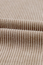 Load image into Gallery viewer, Khaki Patchwork Hooded Corduroy Shacket
