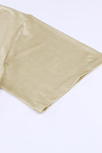 Load image into Gallery viewer, Apricot Chest Pocket Loose Fit Short Sleeve T Shirt
