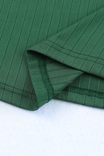 Load image into Gallery viewer, Green Ribbed Knit Shorts Lounge Set
