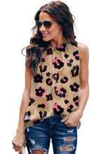 Load image into Gallery viewer, Leopard Pocket Short Sleeve Drawstring Lounge Set
