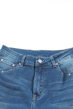 Load image into Gallery viewer, Sky Blue Medium Wash High Rise Flare Jeans
