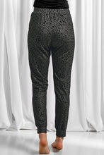 Load image into Gallery viewer, Black Breezy Leopard Joggers
