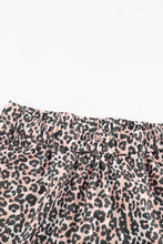 Load image into Gallery viewer, Long Sleeve Top and Leopard Print Pants Lounge Set
