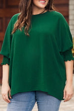 Load image into Gallery viewer, Pink Smocked Wrist Shift Top
