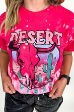 Load image into Gallery viewer, Rose EASTER VIBES Skull Graphic Print Oversized T Shirt
