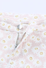 Load image into Gallery viewer, Pink Daisy Bell Bottom Flare Pants
