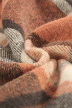 Load image into Gallery viewer, Rose Plaid Print Buttoned Shirt Jacket
