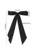 Load image into Gallery viewer, Black Double Bow Knot Alligator Hair Clip
