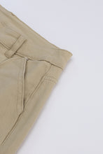 Load image into Gallery viewer, White Solid High Waist Casual Pants
