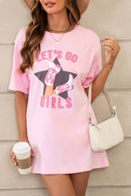 Load image into Gallery viewer, White Lets Go Girls Western Graphic Tee
