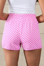 Load image into Gallery viewer, Multicolor Geometric High Waisted Athletic Shorts
