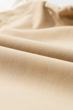 Load image into Gallery viewer, Pale Khaki Sweatshirt Poplin Mini Dress
