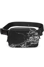 Load image into Gallery viewer, Black Waterproof Zipped Crossbody Chest Bag 20*5*14cm
