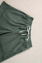 Load image into Gallery viewer, Mist Green Waffle Knit Patched Pocket Tank and Drawstring Shorts Set
