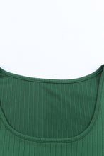 Load image into Gallery viewer, Green Ribbed Knit Shorts Lounge Set
