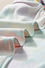 Load image into Gallery viewer, Multicolour Leopard Flutter Sleeve V Neck Crinkled Blouse
