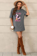 Load image into Gallery viewer, White Lets Go Girls Western Graphic Tee
