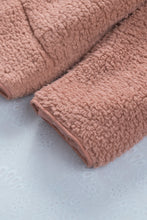Load image into Gallery viewer, Pink Sherpa Zip Hooded Teddy Jacket
