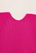 Load image into Gallery viewer, Rose Hollow-out Bracelet Sleeve Knit Cardigan
