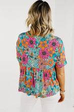 Load image into Gallery viewer, Sky Blue Pocket Short Sleeve Drawstring Lounge Set
