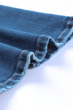 Load image into Gallery viewer, Sky Blue Medium Wash High Rise Flare Jeans
