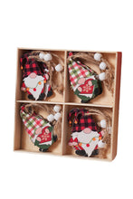 Load image into Gallery viewer, Plaid Christmas Pendant Quad 12PC Set
