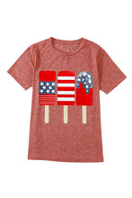 Load image into Gallery viewer, Patriotic Popsicles Short Sleeve Tee

