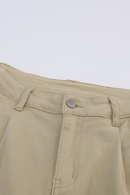 Load image into Gallery viewer, White Solid High Waist Casual Pants
