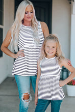 Load image into Gallery viewer, Black Striped Tank Top
