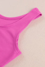 Load image into Gallery viewer, Rose Rib Knitted Sleeveless Crop Top and Elastic Waist Shorts Set
