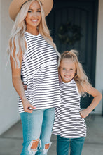 Load image into Gallery viewer, Black Striped Tank Top
