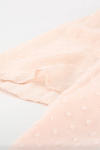 Load image into Gallery viewer, Apricot Flutter Sleeves Sheer Textured Babydoll Top
