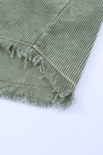 Load image into Gallery viewer, Khaki Patchwork Hooded Corduroy Shacket
