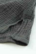 Load image into Gallery viewer, Gray Crinkled Texture Tee and Jogger Pants Set
